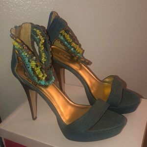 Blue heels